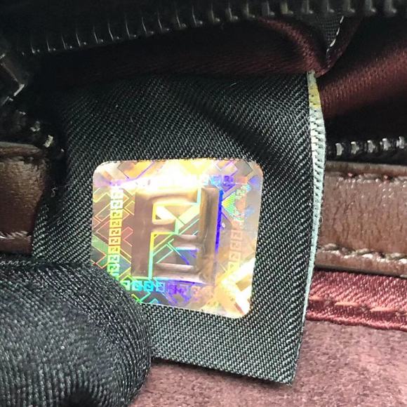 Fendi Baguette Blocks Abstract Pattern Glitter Sequin Shoulder bag - Picture 11 of 16